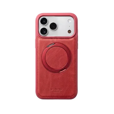 Capa Capinha Couro Super Premium Suporte Iphone 17 Pro Max