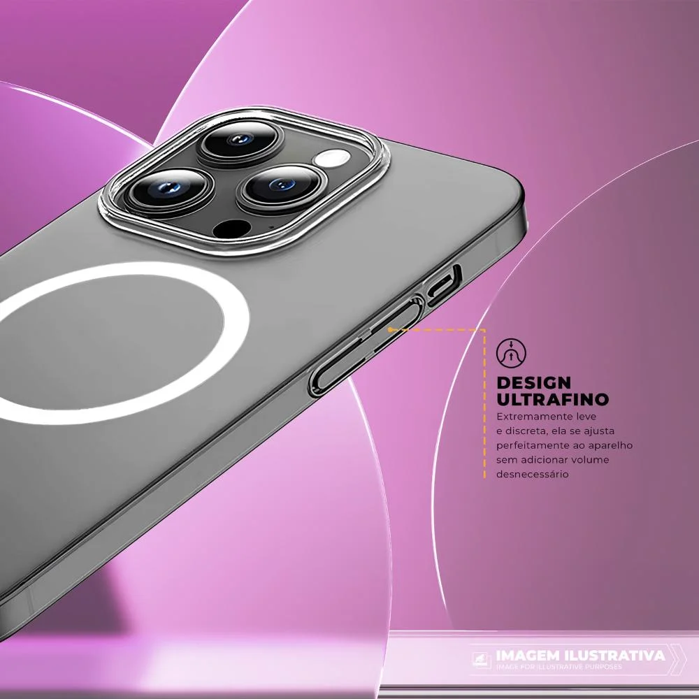 Imagem 3 de 5 do produto Capa Crystal Slim Para Iphone 11 Pro Max - Não Amarela - Gshield
