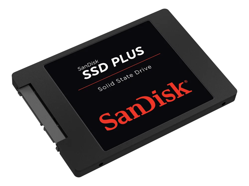 Imagem 2 de 3 do produto Disco Sólido Interno Sandisk SSD Plus Sdssda-480g-g26 480GB