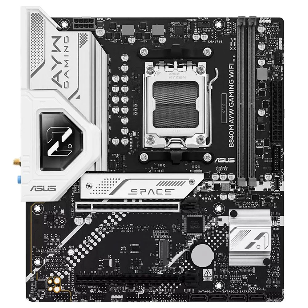 Placa Mae (amd) Asus B840m Ayw Gaming Wifi Ddr5 Am5 7