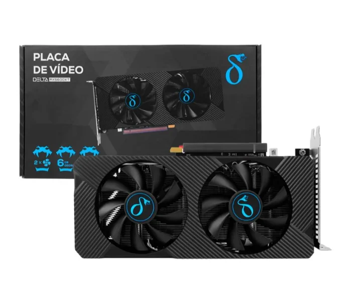 Placa De Vídeo Rx 5600 Xt 6gb Gddr6 | HDMI Dvi | PCi Express Gamer
