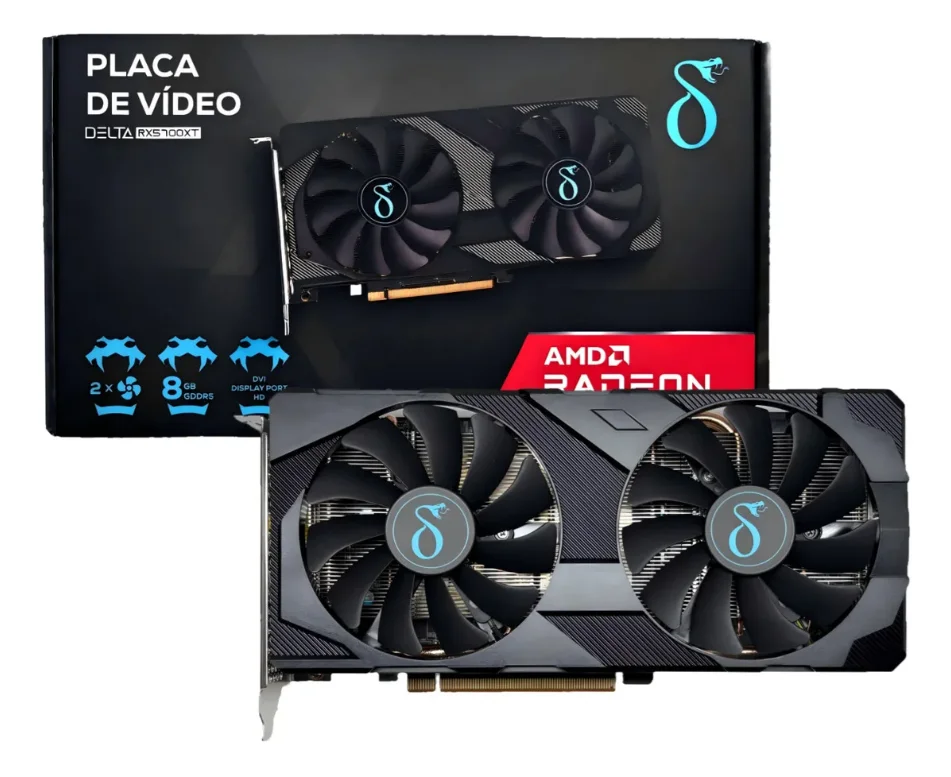 Placa De Vídeo Rx 5700 Xt 8GB Gddr6 | HDMI Dvi | PCi Express Gamer