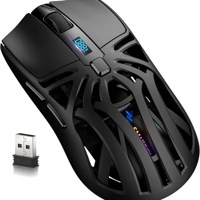 Mouse Gamer Sem Fio Smailwolf Rs8 Bluetooth Wireless C/tela