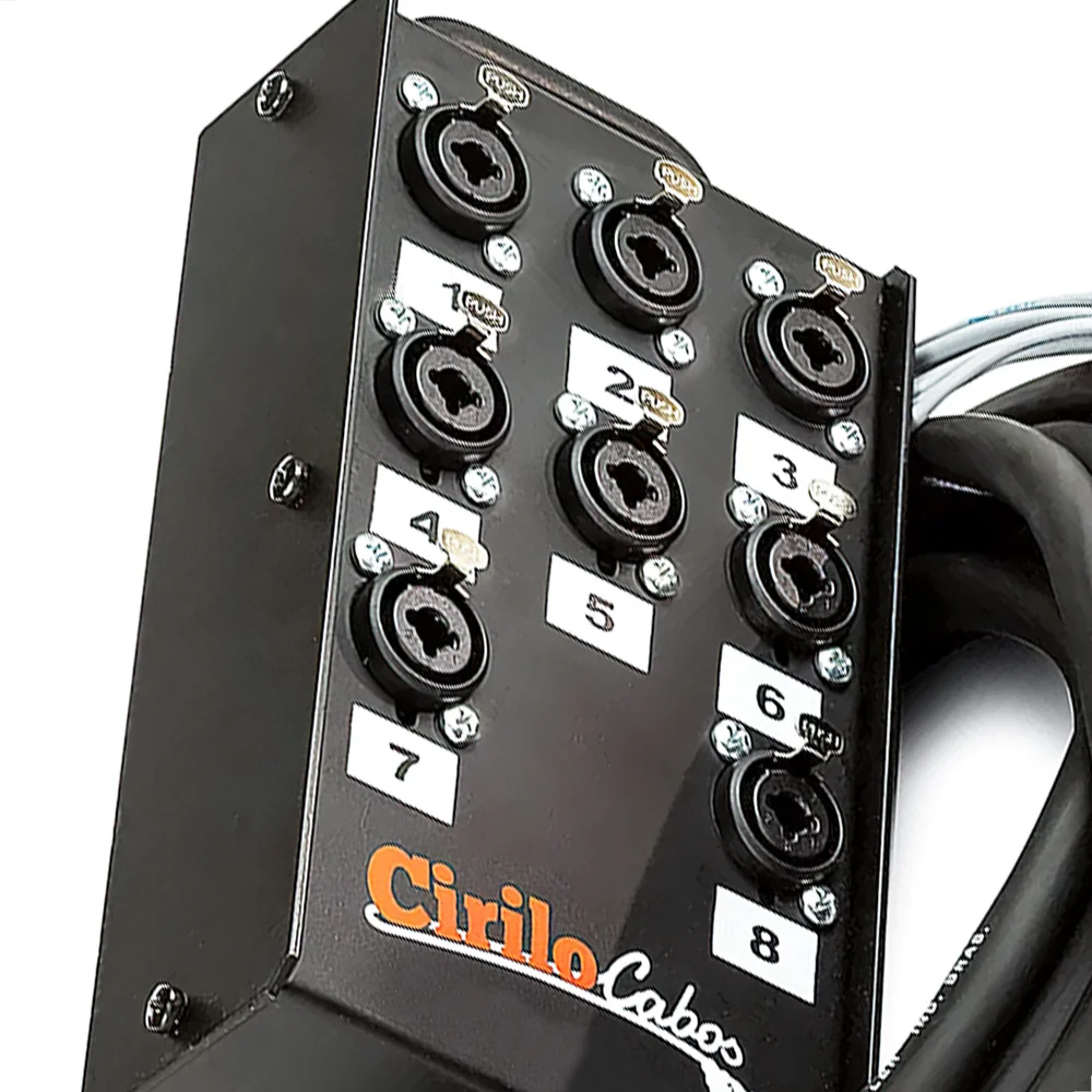 Imagem 3 de 5 do produto Medusa 8 Vias Com Conectores Kit - Cirilo Cabos 60 Metros