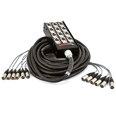 Medusa 8 Vias Montada Conectores Amphenol - 60 Metros