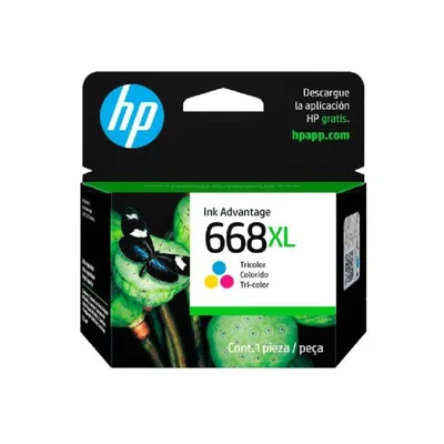 Cartucho de Tinta HP 668XL Colorido - 7FP38VL — foto 3