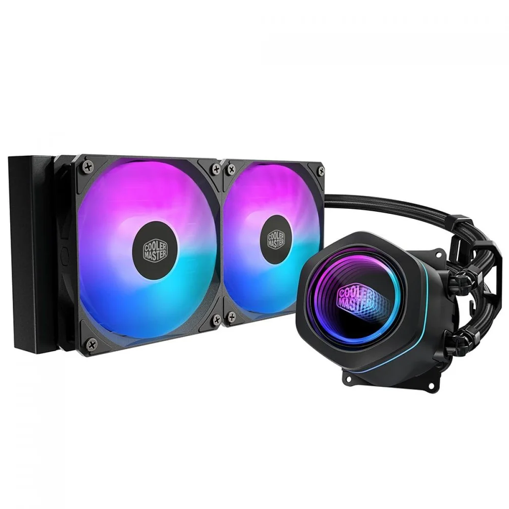 Water Cooler Cooler Master Masterliquid Core Nex, ARGB, 240mm, Intel-amd, Preto, Mlx-d24m-a18pa-r1