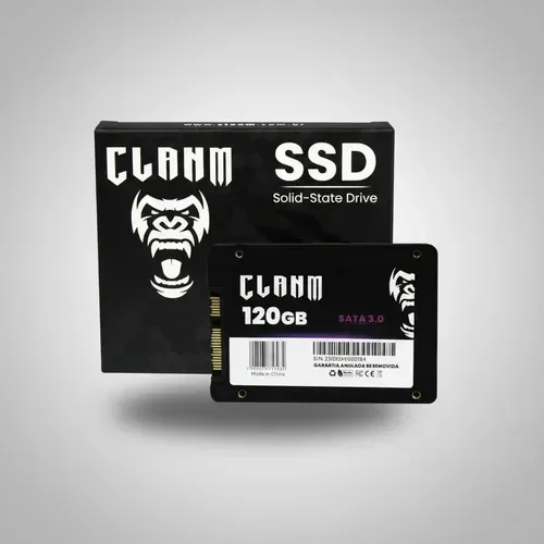 SSD 2.5" 120GB Sata Iii Clanm Leitura Rápida Para Notebook E PC SSD 2.5" 120GB Sata Iii Clanm Leitura Rápida Para Notebook E PC