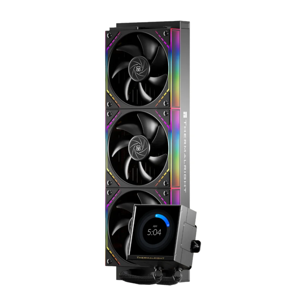 Water Cooler 360mm Thermalright Peerless Vision, ARGB, Display Lcd, Black - Peerless Vision 360 ARGB Black 4