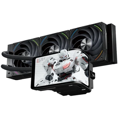 Water Cooler 360mm Thermalright Wonder Vision 360 Turbo, ARGB, Display Lcd, Black - Wonder Vision 360 Turbo ARGB Black