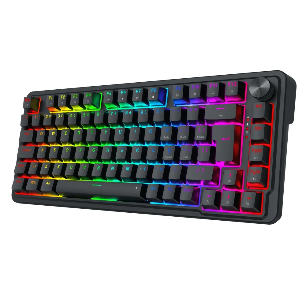 Imagem 2 de 5 do produto Teclado Mag Redragon Ucal, RGB, Usb, 75%, Switch Redragon Ultramag - K673RGB-m