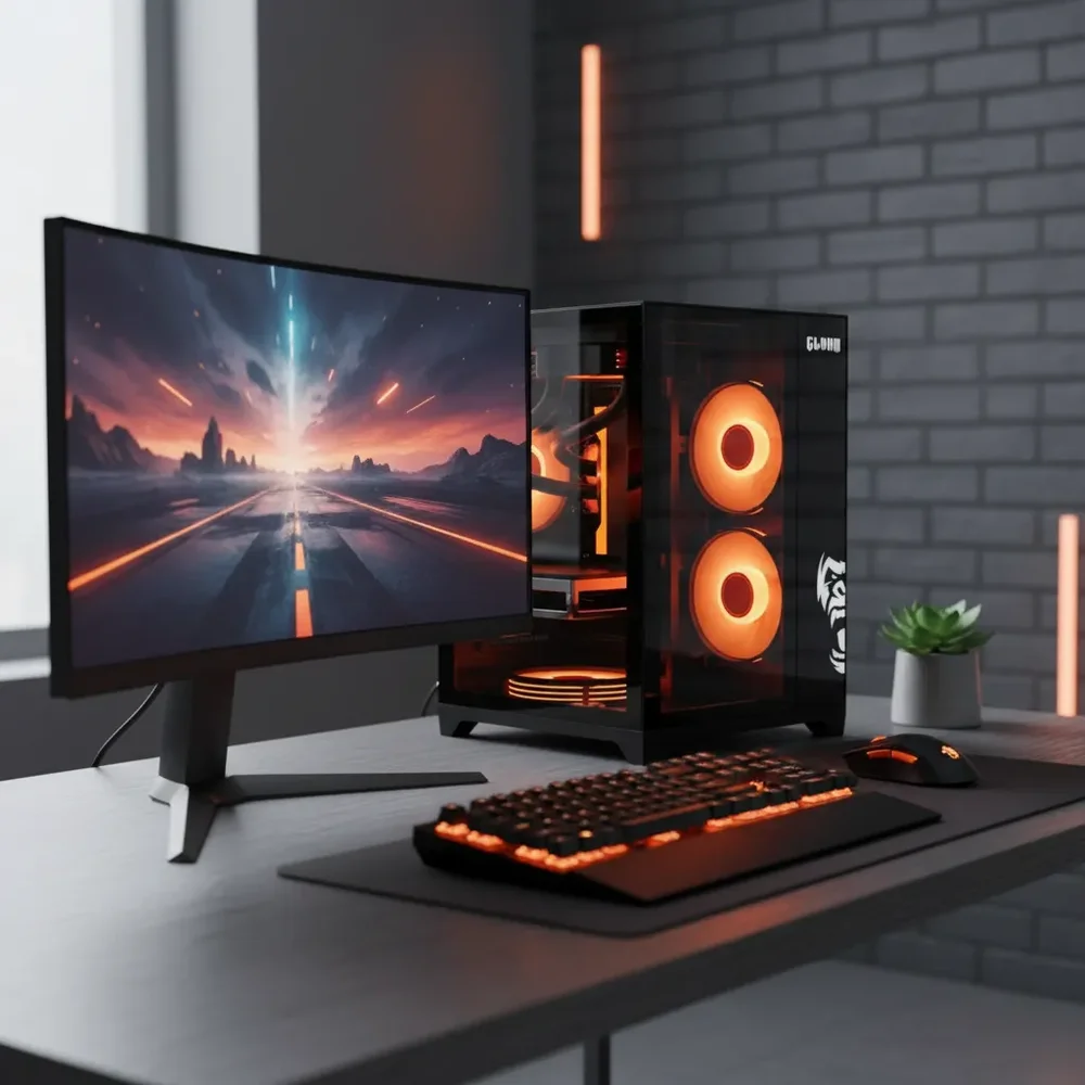 Desktop Gamer - Gabinete Grodd - Ryzen 5 5600 Gt - 16 Ram - 240GB Nvme - Placa De Video Nvidia Geforce Gt 730 - view 3