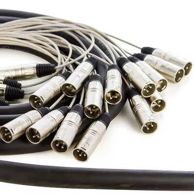 Multicabos Conectores Xlr 24 Vias Santo Angelo - 3 Mt