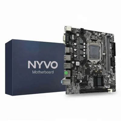 Placa Mãe Nyvo H61 Intel LGA  1155 Ddr3 HDMI Vga Gigabit Nvme H61g