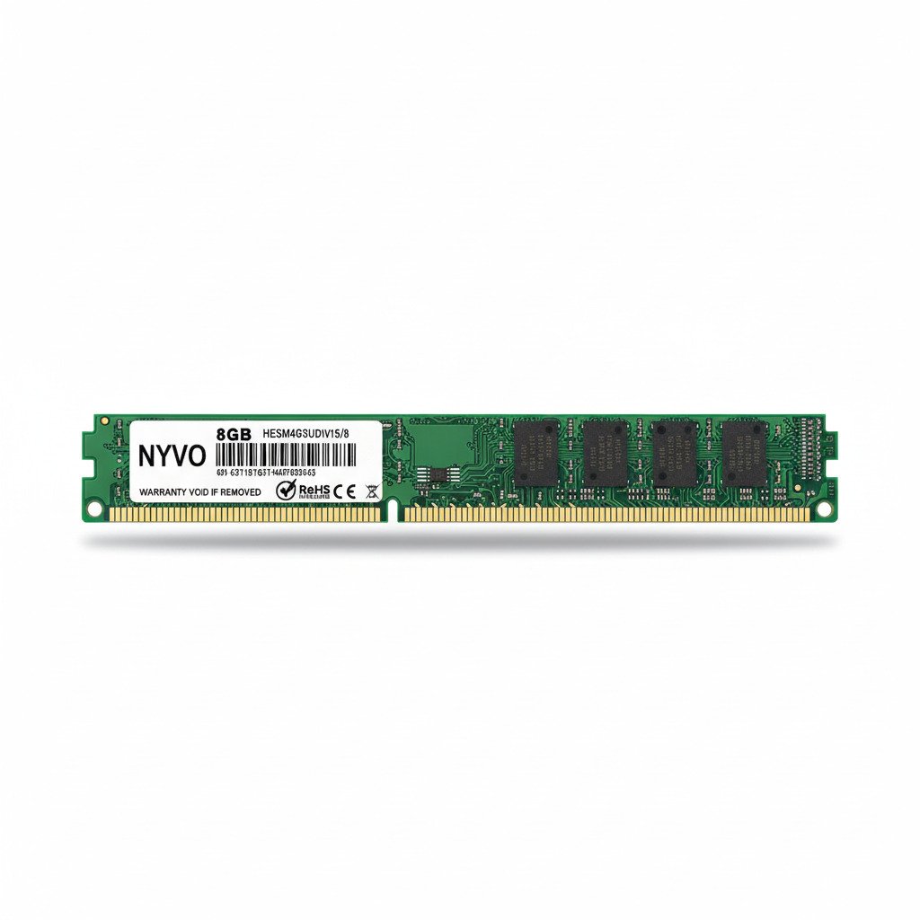 Memória 8GB Ddr3 1600 Mhz 1.5v Desktop Nyvo Essential Nesm16d3ud15/8