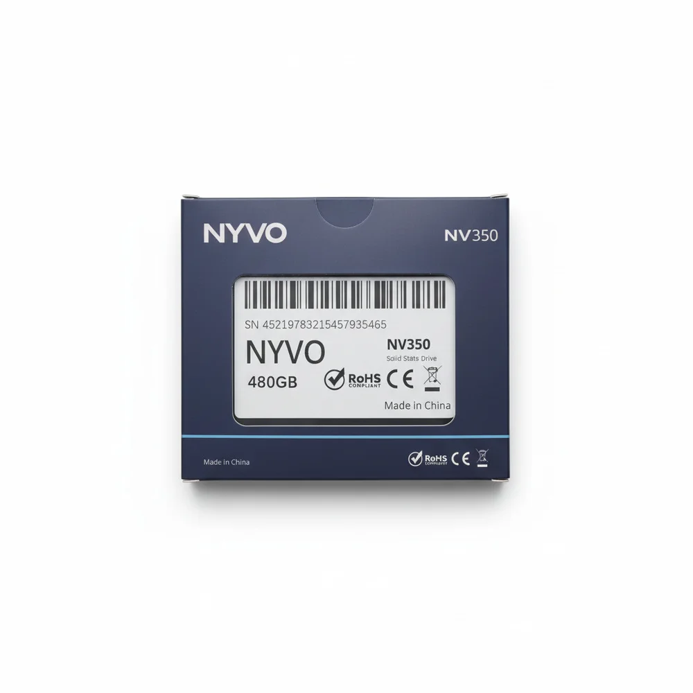 Imagem 3 de 4 do produto SSD Nyvo 480GB 2,5" Sata Iii 7mm Leitura 550 Mb/s Escrita 520 Mb/s Nv350550480g