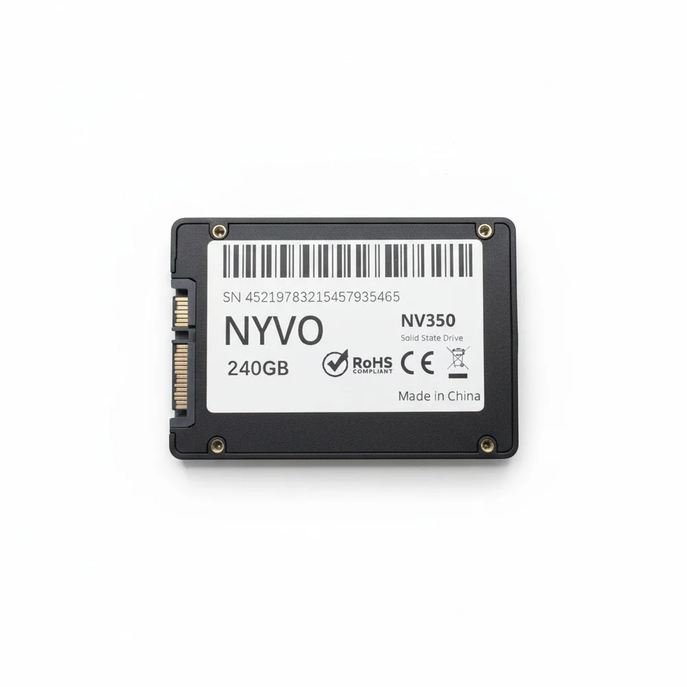Imagem 2 de 4 do produto SSD Nyvo 240GB 2,5" Sata Iii 7mm Leitura 550 Mb/s Escrita 520 Mb/s Nv350550240g