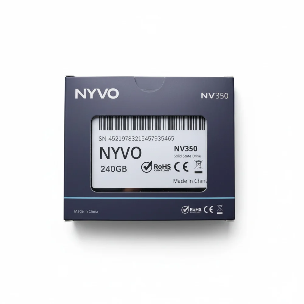 Imagem 3 de 4 do produto SSD Nyvo 240GB 2,5" Sata Iii 7mm Leitura 550 Mb/s Escrita 520 Mb/s Nv350550240g