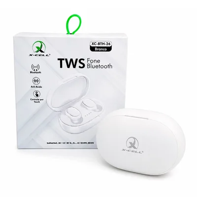 Fone Bluetooth 5.3 X-cell, Controle Touch, Preto - Xc-bth-26