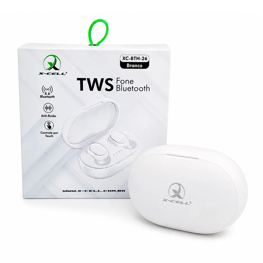 Fone Bluetooth 5.3 X cell, Controle Touch, Preto Xc bth 26 4