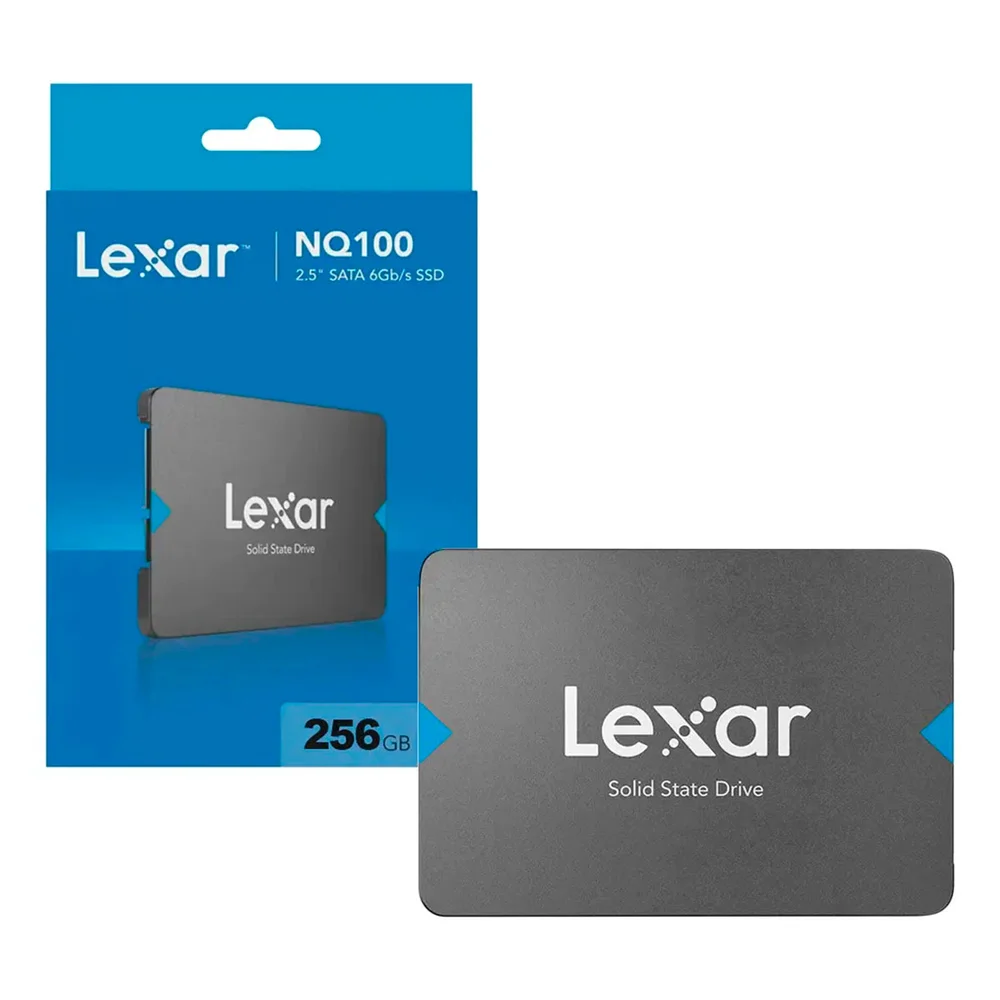 Hd 256gb Lexar Nq100 SSD, Sata Iii 6gb/s, 2,5" - Lnq100x256g-rnnng