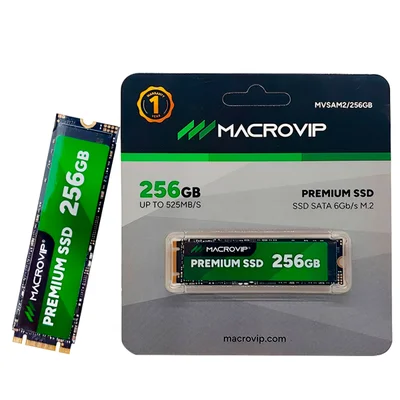 SSD 256gb Macrovip, M.2 2280, Sata Iii 6gb/s - Mvsam2/256gb