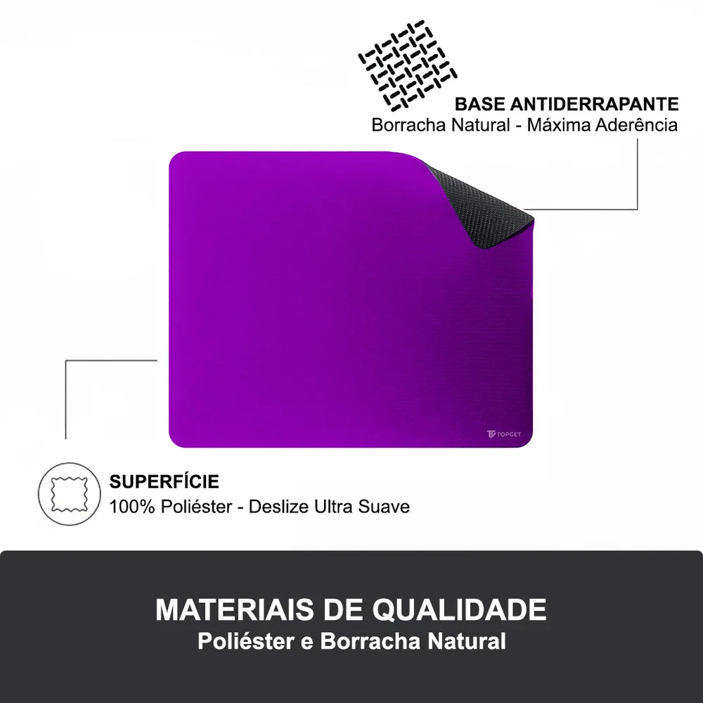 Mouse Pad Topget Procontrol Antiderrapante Gamer 22x18 Cm - Azul Escuro Mouse Pad Topget Procontrol Antiderrapante Gamer 22x18 Cm - Azul Escuro