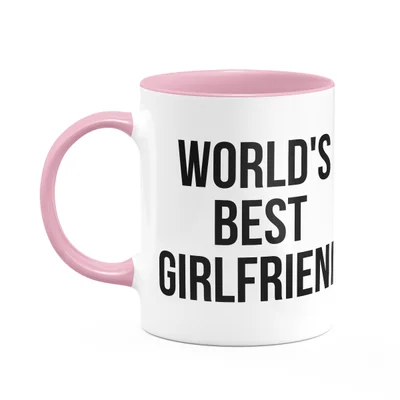 Caneca Geek World's Best Girlfriend - The Office - B-pink