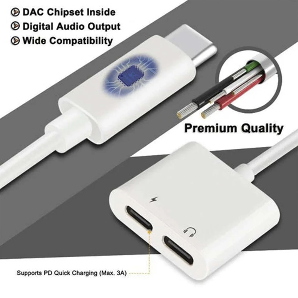 Imagem 2 de 4 do produto Adaptador Otg Duplo Dual Usb C Hub Para Mac Celular Notebook