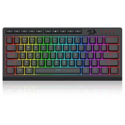 Teclado Gamer Membrana Usb Redragon K522-RGB Shiva Inglês
