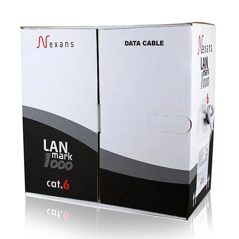 Imagem 3 de 3 do produto Cabo De Rede Nexans Cat6 Cinza - 95 Metros
