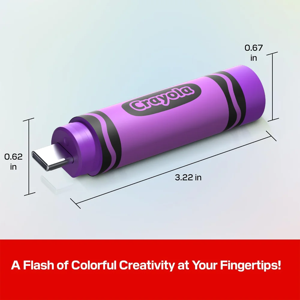 Imagem 2 de 5 do produto Pendrive Sandisk 128GB Crayola Usb-c Celular Notebook