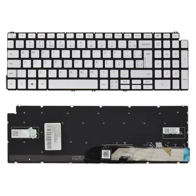 Teclado Para Notebook Dell Vostro 15m-3520-p30t Branco