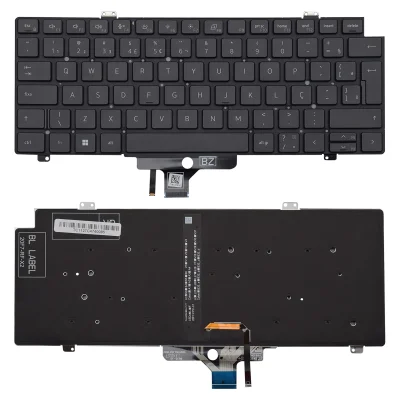 Teclado Para Notebook Dell Latitude 5450 Com Iluminação
