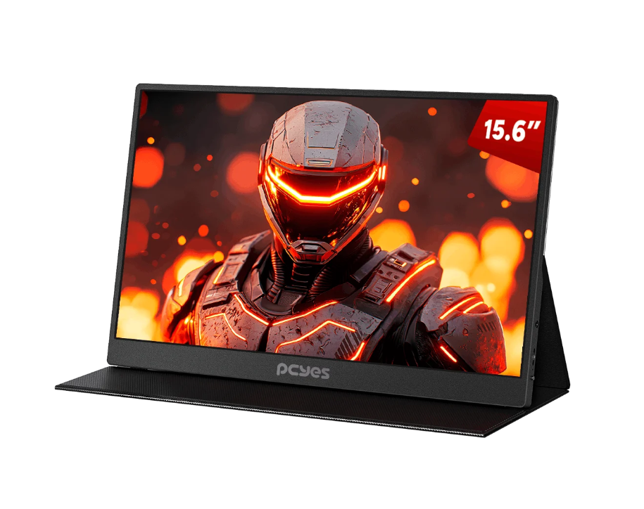 Monitor Portatil PCyes Quartzo Q15f 15,6" Flat Fhd Ips 60hz 5ms Mini HDMI/usb Type-c Black Vulcan Pmpq15f60bv