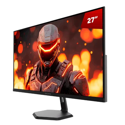 Monitor Gamer PCyes Quartzo Q27f 27" Flat Fhd Ips 100hz 5ms HDMI/vga Freesync Black Vulcan Pmgq27f100bv