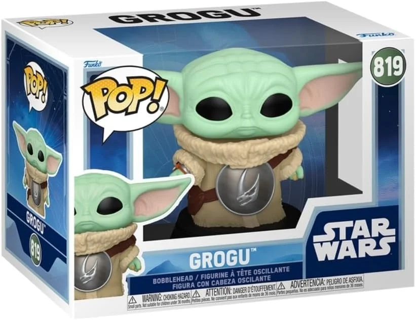Imagem 2 de 3 do produto Funko Pop Grogu 819 Star Wars The Mandalorian And Grogu
