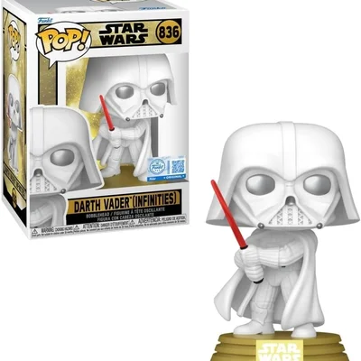 Funko Pop Darth Vader 836 Infinities (branco) Star Wars