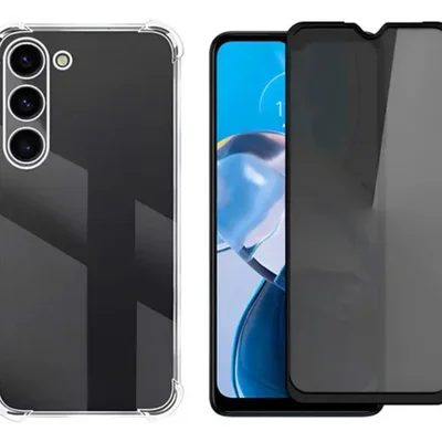 Capinha Anti Impacto + Película Fosca Privacidade Para Samsung Galaxy A25 5g