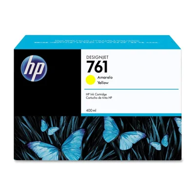 Cartucho De Tinta Hp 761 Amarelo Cm992a | Hp Designjet T7100 T7200