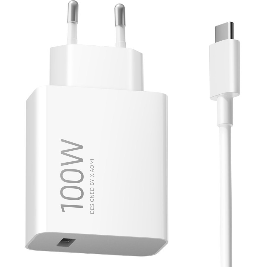 Carregador Xiaomi 100w Charging Combo Mdy-19-er (tipo A) 100w + Cabo Usb-c (bivolt 110v/220v)