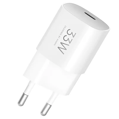 Carregador Xiaomi Nano Power Mdy-19-ed (usb-c) 33w Ativa Mi Turbo Charge - Branco