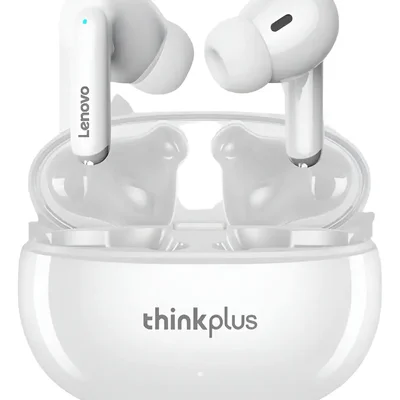 Lenovo Lp5 Pro Branco Sem Fio Bluetooth 5.4 Fones De Ouvido Tws Alta Fidelidade Som Jogos Lp5pro