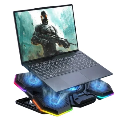 Base Cooler Notebook Gamer Até 19 Com 4 Fans Regulável