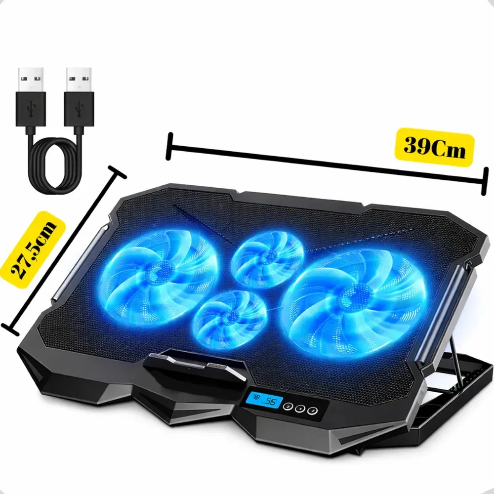 Imagem 4 de 5 do produto Base Cooler Notebook Gamer Até 19 Com 4 Fans Regulável