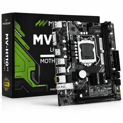 Placa Mãe Macrovip Mv-h110v2 Socket LGA  1151 / Vga / Ddr4