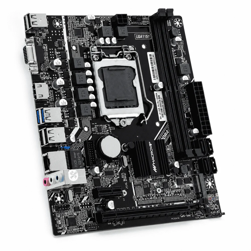 Imagem 3 de 4 do produto Placa Mãe Macrovip Mv-h110v2 Socket LGA  1151 / Vga / Ddr4