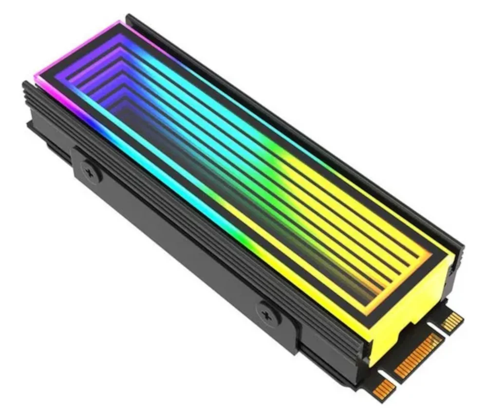 Dissipador De Calor Infinito M.2 Nvme ARGB 2280 Infinity Lens