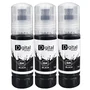 Kit 3 Garrafas Tinta Preta T544 Digital Qualy P/ L3150 L3250 L3110 L3210  70 Ml