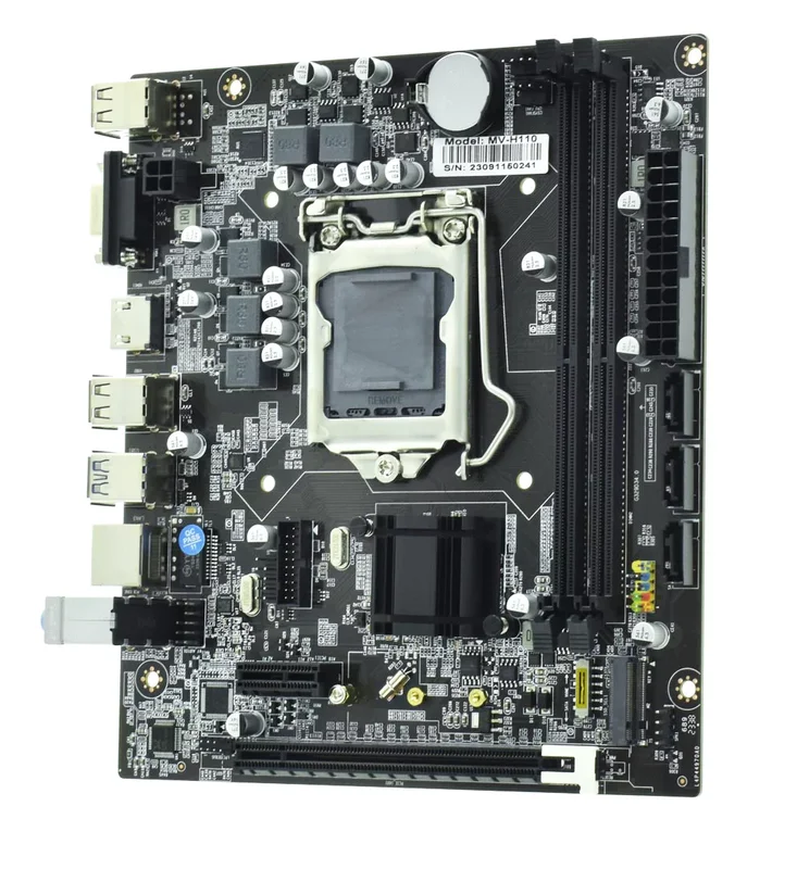 Placa Mãe 1151p Macrovip Mv-h110.v2 M2 Ddr4 Vga HDMI Giga 6